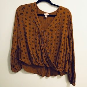 XL Mossimo Boho Blouse